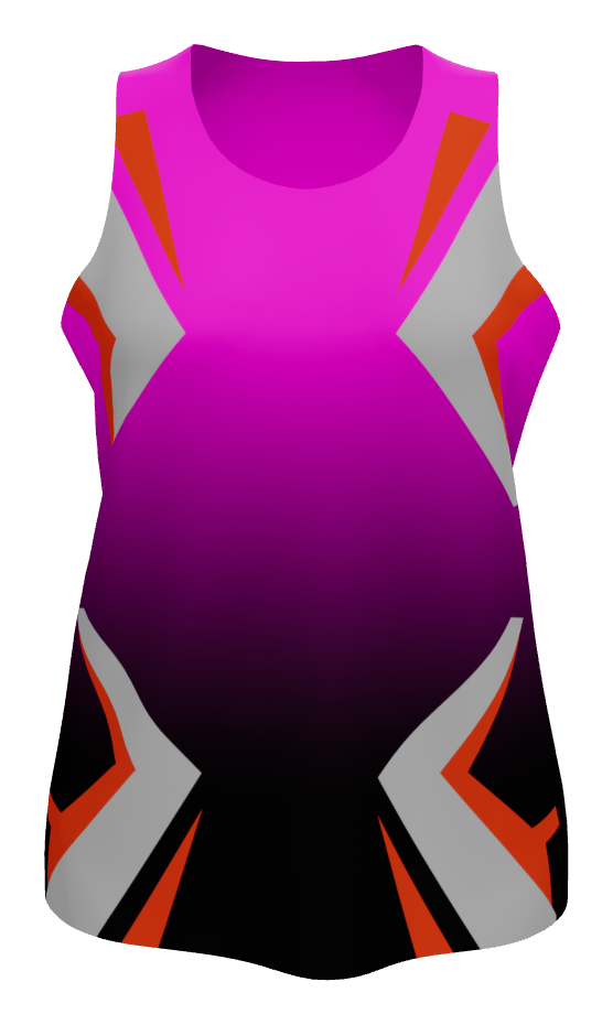 Female Sprinter Running Tank, design 04